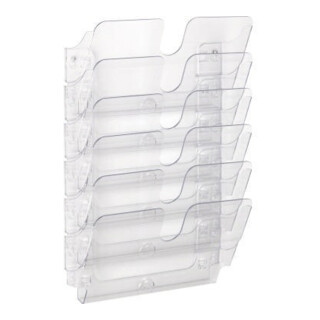 Durable Prospekthalter FLEXIPLUS 1700014401 A4 quer 6Fächer tr