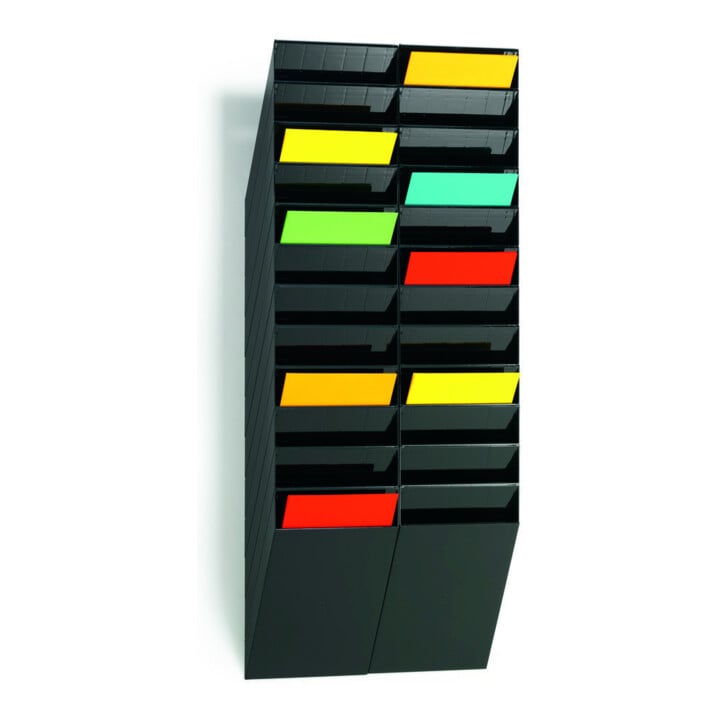Durable Prospektspender Set Hochf FLEXIBOXX 12 A4 Schwarz