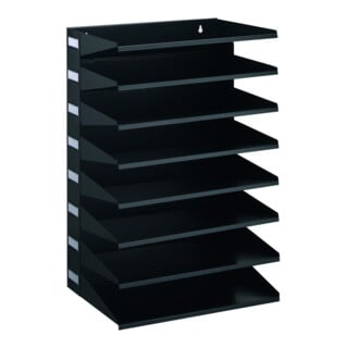 DURABLE Rayonnage de tri 8 pièces A4 336101 noir