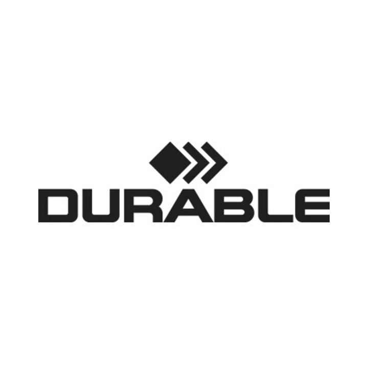 DURABLE Register 682119 DIN A4 10teilig Hartfolie tr