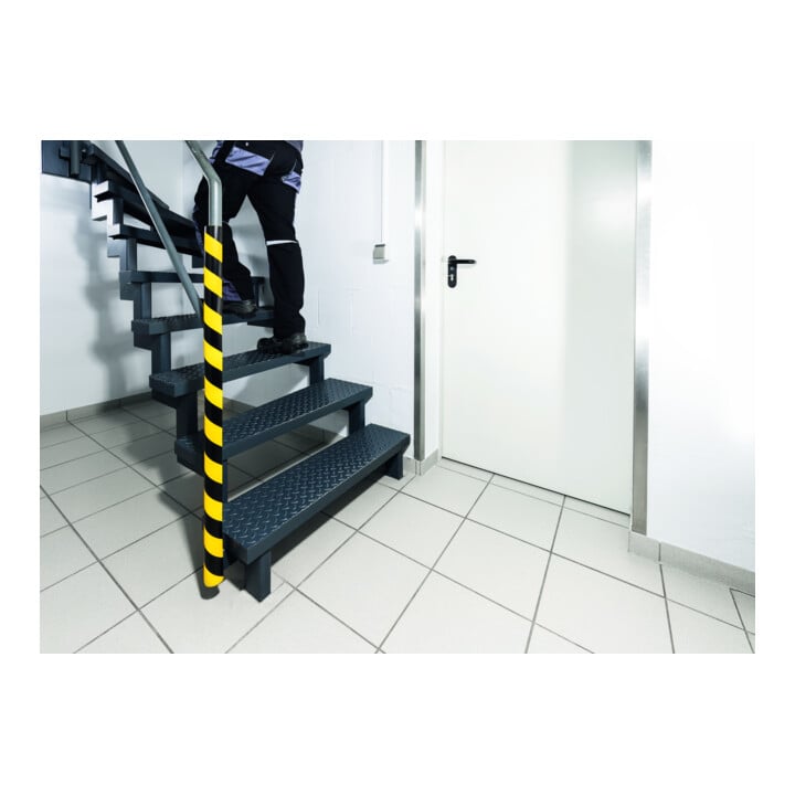 DURABLE Rohrschutzprofil P30 1m gelb/schwarz