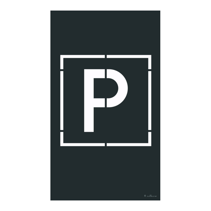 DURABLE Schablonenset 6 Motive Parkplatzmarkierung