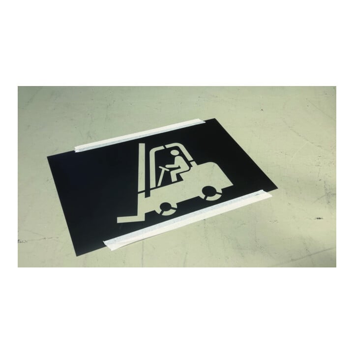 Durable Schablonenset 9 Motive Bodenmarkierung PP-Folie
