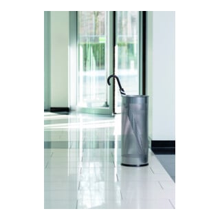 DURABLE Schirmständer 28,5L rund silber