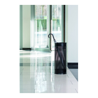 DURABLE Schirmständer Metall 28,5L rund schwarz