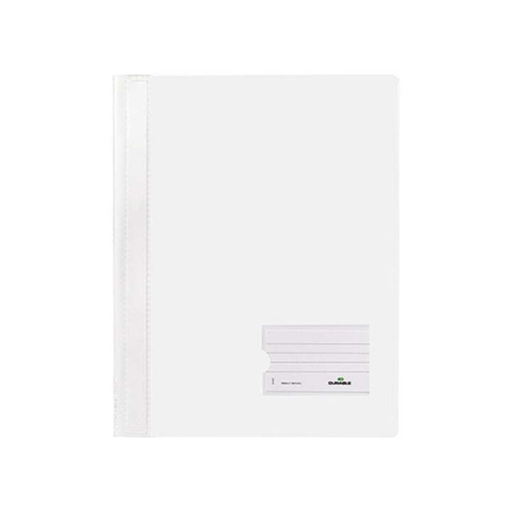 DURABLE Schnellhefter DURALUX 268002 DIN A4 Hartfolie weiß