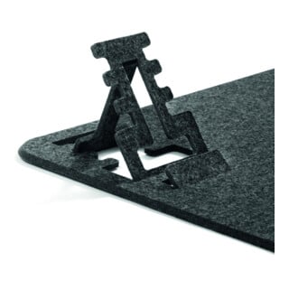 DURABLE Schreibunterlage EFFECT 700 x 330mm rPET anthrazit