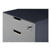 DURABLE Schubladenbox COFFEE POINT 338558 4Schubladen gr +Sortierbox-4