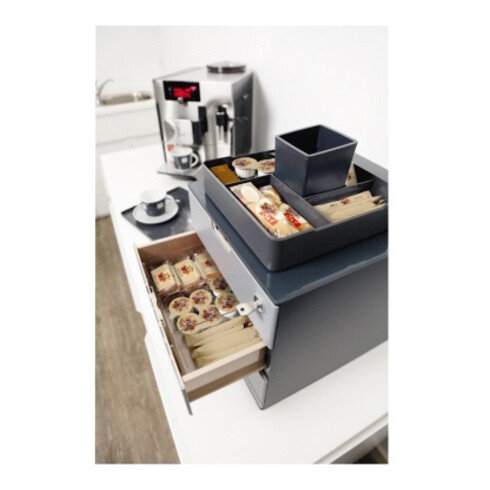 DURABLE Schubladenbox COFFEE POINT 338558 4Schubladen gr +Sortierbox