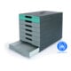 DURABLE Schubladenbox IDEALBOX Pro 7 rot Blauer Engel