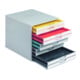 DURABLE Schubladenbox IDEALBOX Pro 7 rot Blauer Engel