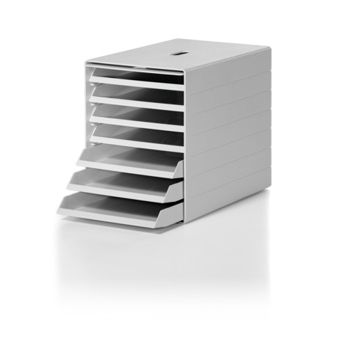 Durable Schubladenbox mit Staubschutz, Anzahl Fächer: 7, 1712001050