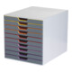 Durable Schubladenbox VARICOLOR, Anzahl Fächer: 10-1