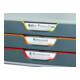 DURABLE Schubladenbox VARICOLOR® 3 mehrfarbig