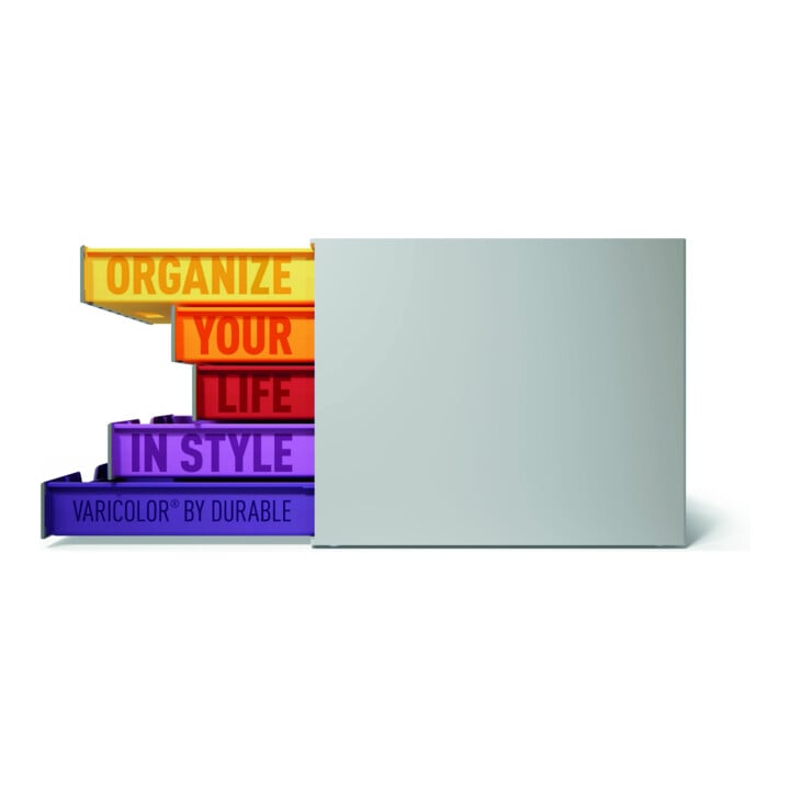 DURABLE Schubladenbox VARICOLOR® 4 SAFE mehrfarbig
