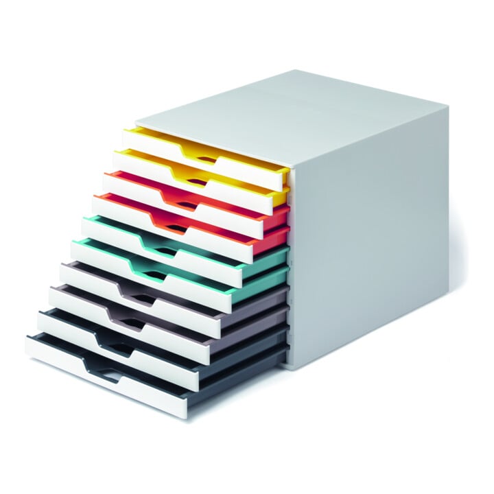 DURABLE Schubladenbox VARICOLOR® MIX 10 mehrfarbig