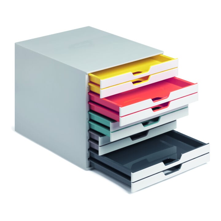 DURABLE Schubladenbox VARICOLOR® MIX 10 mehrfarbig
