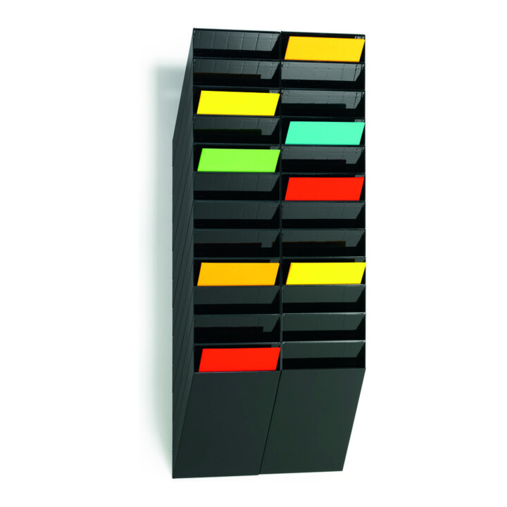 Durable Set distributeur de prospectus Hochf FLEXIBOXX 12 A4 noir