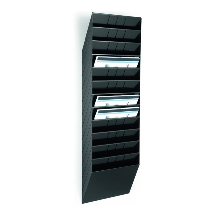 Durable Set distributeur de prospectus Querf FLEXIBOXX 12 A4 noir