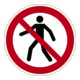 Durable Sicherheitskennzeichen ''Für Fußgänger verboten''-1