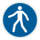 Durable Sicherheitskennzeichen ''Fußgängerweg benutzen''-1