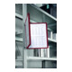 Durable Sichttafelsystem Vario Magnet Wall 5 rot