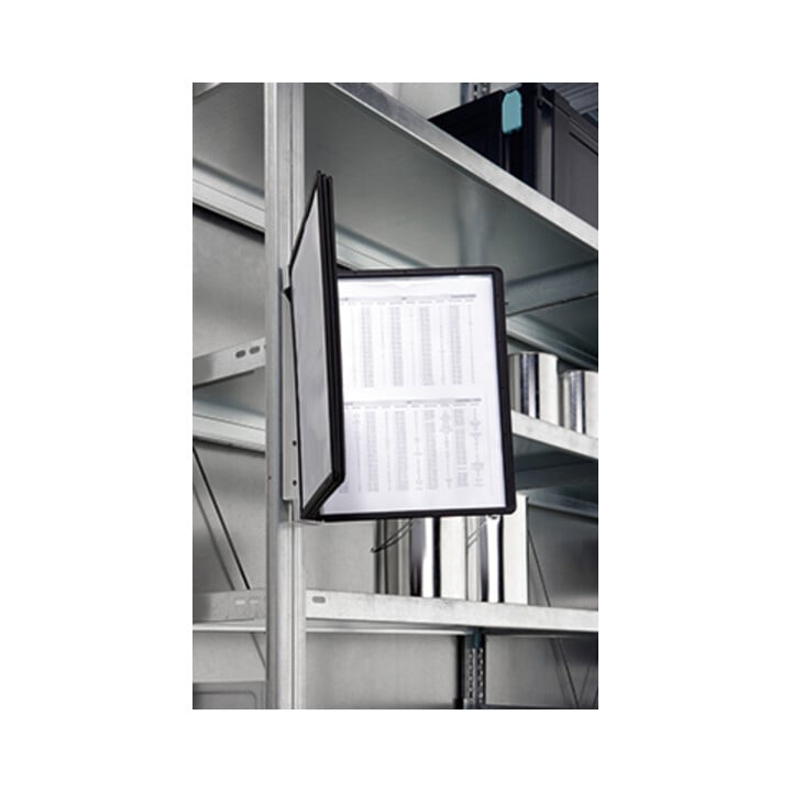 Durable Sichttafelwandhalter VARIO wall 5 Sichttafeln magnet