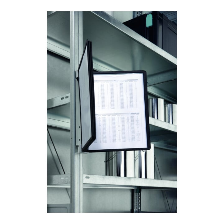 Durable Sichttafelwandhalter VARIO wall 5 Sichttafeln magnet