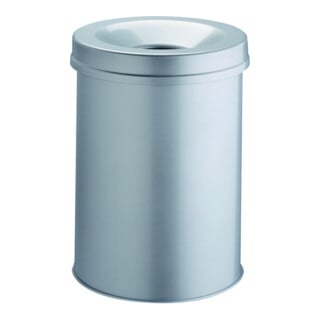 Durable Stahl-Papierkorb H492mm grau m. F-Löschkopf