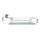 Durable Support mural TABLET HOLDER WALL XL argent 7-13 pouces