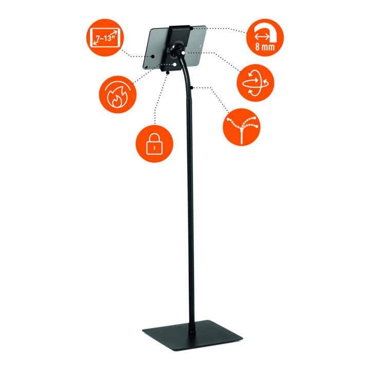 Durable Support tablette TOUGH CLAMP XL noir