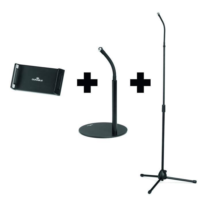 Durable Support tablette TOUGH WALL/TABLE noir 7-13"