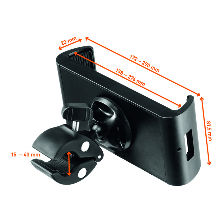 Durable Tablet Halterung TOUGH CLAMP XL schwarz