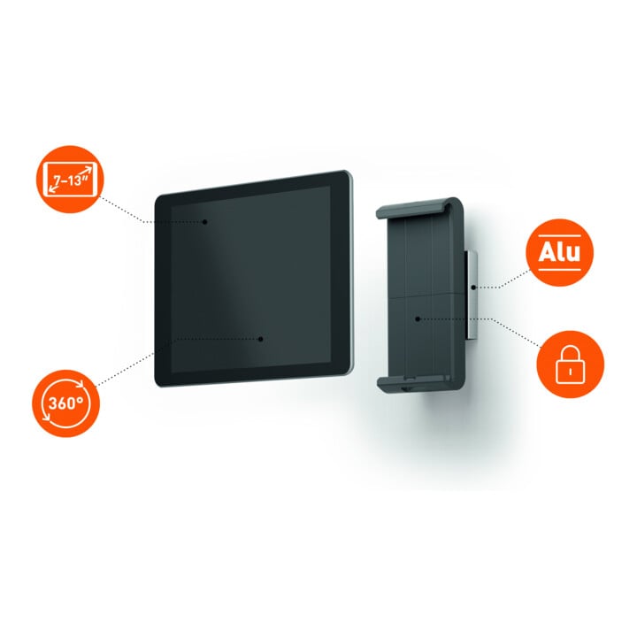 Durable TABLET HOLDER WALL ARM