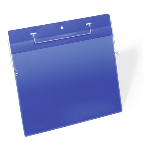 DURABLE Tasca con fildiferro blu, set di 50pz., Mod.: A4/1