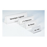 DURABLE Tischnamensschild 805219 210x61/122mm tr 25 St./Pack.-4