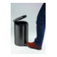 DURABLE Treteimer 30L Edelstahl rund silber