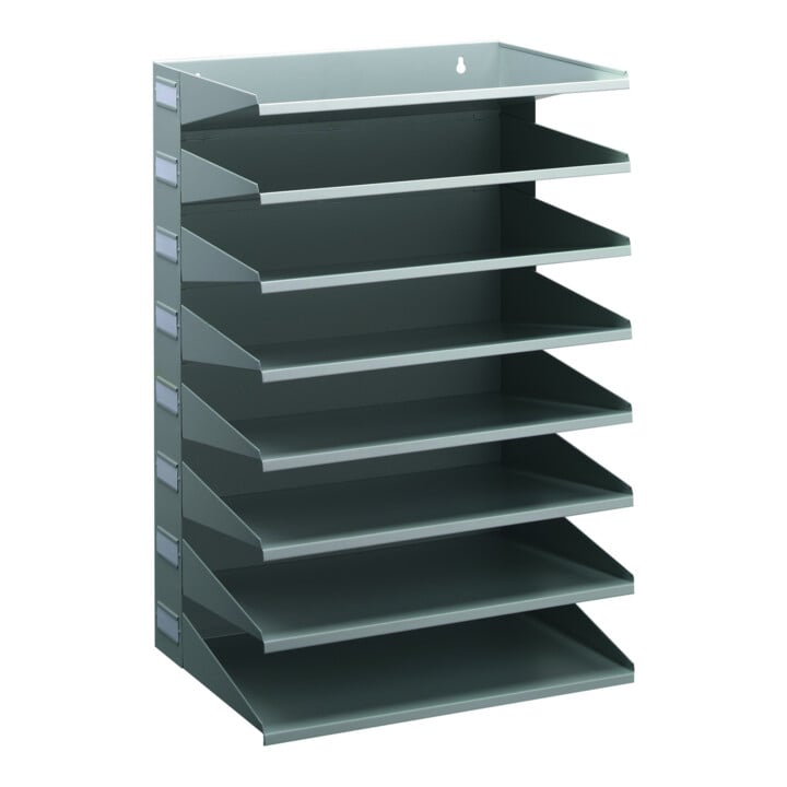 DURABLE Treteimer 30L Edelstahl rund silber