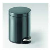 DURABLE Treteimer 5L Metall rund anthrazit