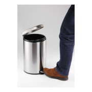 Durable Treteimer Edelstahl rund 30 Liter-3