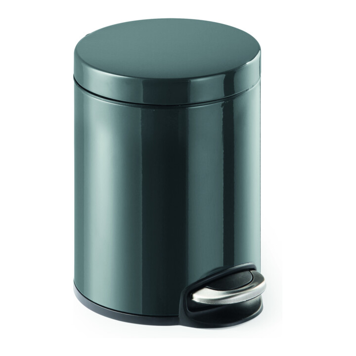 DURABLE Treteimer Metall 12L rund anthrazit