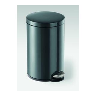 DURABLE Treteimer Metall 12L rund anthrazit