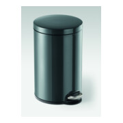 DURABLE Treteimer Metall 12L rund anthrazit