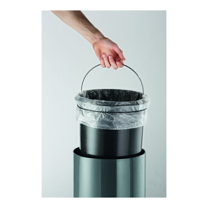 DURABLE Treteimer Metall 12L rund anthrazit