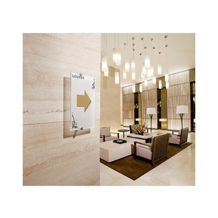 DURABLE Türschild CRYSTAL SIGN 482319 210x148mm transparent