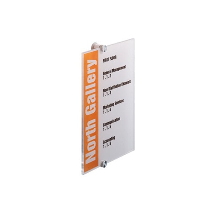 DURABLE Türschild CRYSTAL SIGN 482519 210x297mm transparent