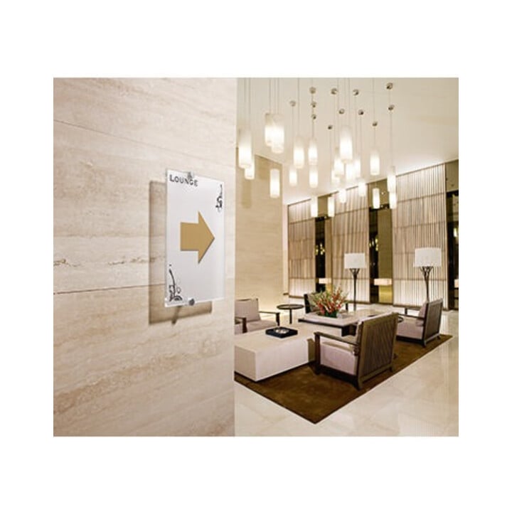 DURABLE Türschild CRYSTAL SIGN 482519 210x297mm transparent