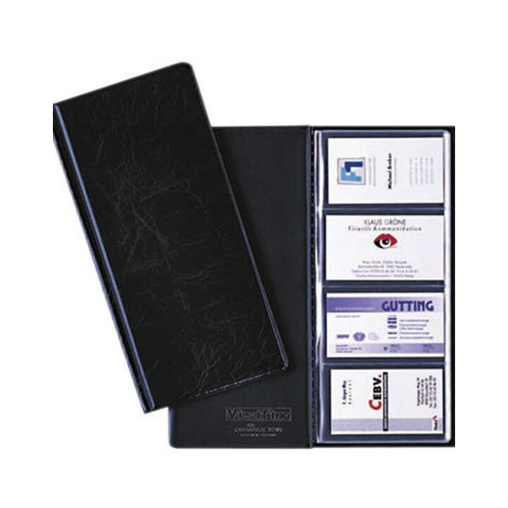 DURABLE Visitenkarten-Buch VISIFIX 238001 für 96Karten 90x57mm sw