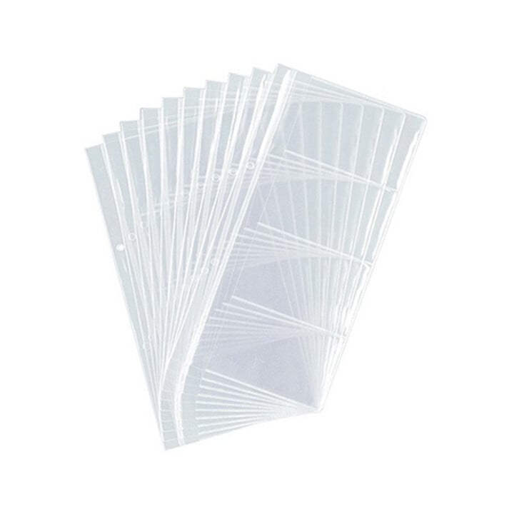 DURABLE Visitenkartenhülle 238719 für 8Karten 90x57mm tr 10 St./Pack.