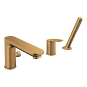 Duravit 3-Loch-Wannenarmatur Wave Bronze gebürstet